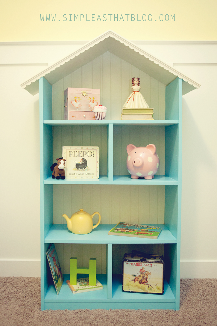 how to build a dollhouse bookshelf