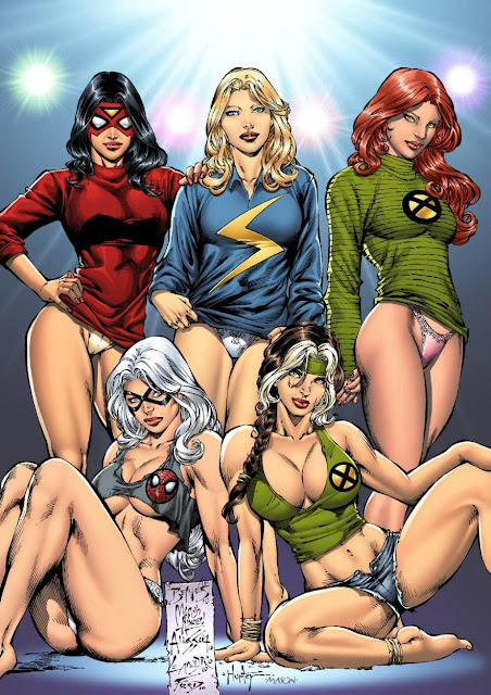 chicas sexy superheroinas, chicas heroe dibujos sexy