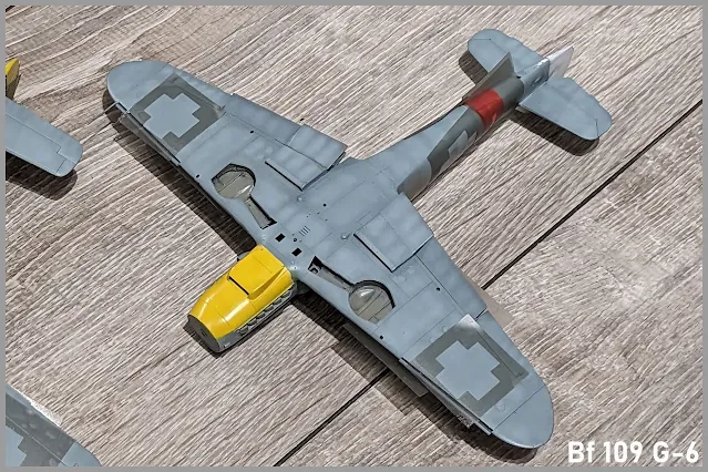 Maquette du Bf 109 G-6 d'Eduard au 1/48.