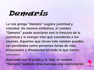 significado del nombre Demaris