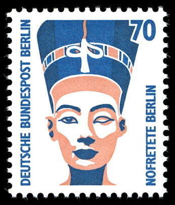 Imagen: Sello alemán conmemorativo de Nefertiti