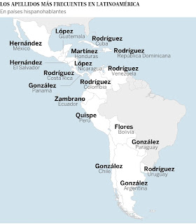 Los apellidos más utilizados en Suramérica. Los apellidos más comunes en Latinoamérica. Cuál es el apellido más común de Latinoamérica. Origen de los apellidos venezolanos. Apellidos más comunes que se utilizan en Latinoamérica