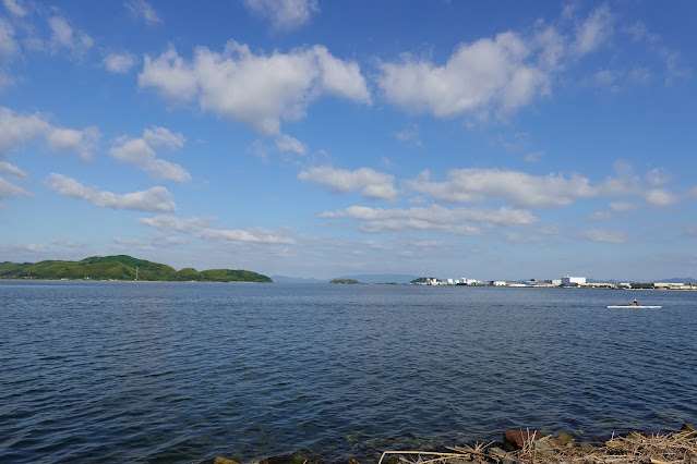 鳥取県米子市西町　湊山公園　護岸遊歩道