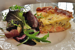 Creamy Salmon & Leek Tart