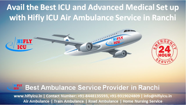 Air Ambulance in Ranchi