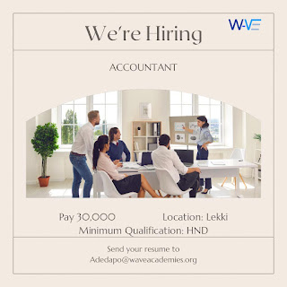 VACANCY FOR AN ACCOUNTANT 