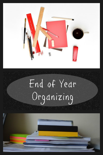 End of Year Organizing on Homeschool Coffee Break @kympossibleblog.blogspot.com