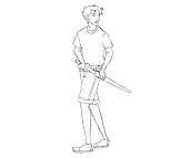 #4 Percy Jackson Coloring Page