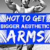 HOW TO GET BIGGER AESTHETIC ARMS