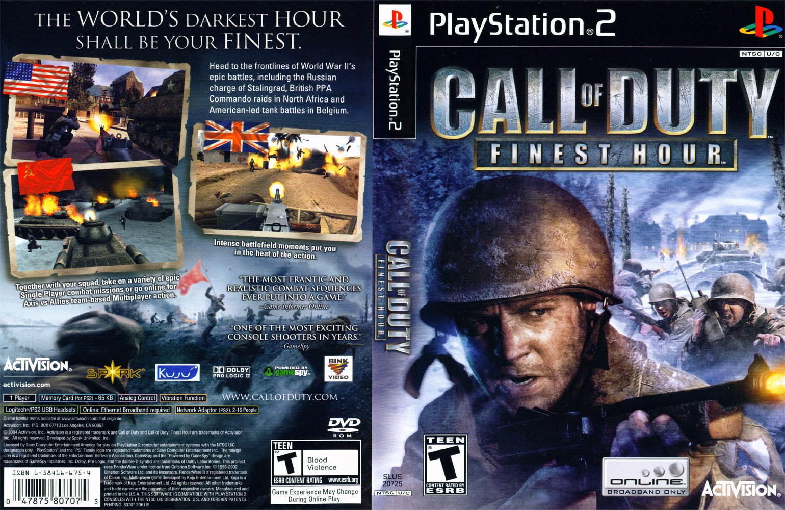 KML GAMES: Call Of Duty: Finest Hour