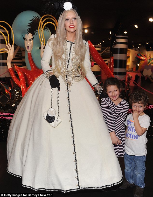 Lady Gaga's Christmas Workshop at Barney's New York