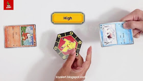 How to Play the Pokemon Match Battle TCG game from McDonalds Pokemon 2023 showing flipping coin and game play