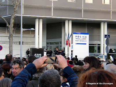 Je Suis Charlie, Clermont-Ferrand 11 janvier 2015.