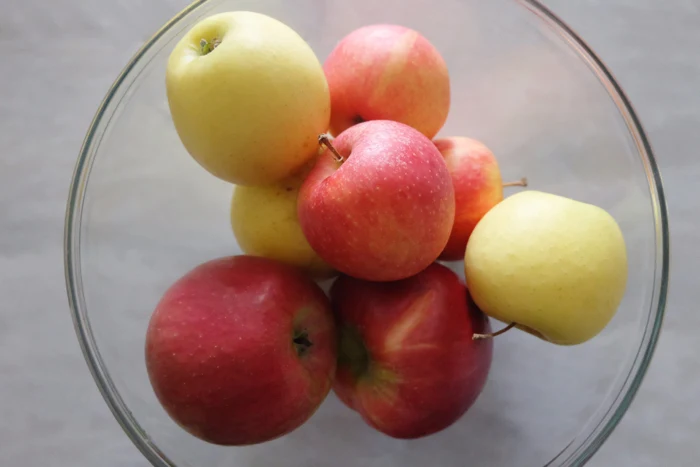 bowl of Michigan apples