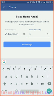 Mendaftar Facebook Lewat HP Android - Buat Akun Facebook Baru Lewat Hp