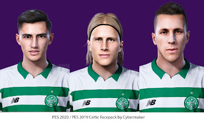 PES 2020 / PES 2019 Celtic Facepack by Cybermaker