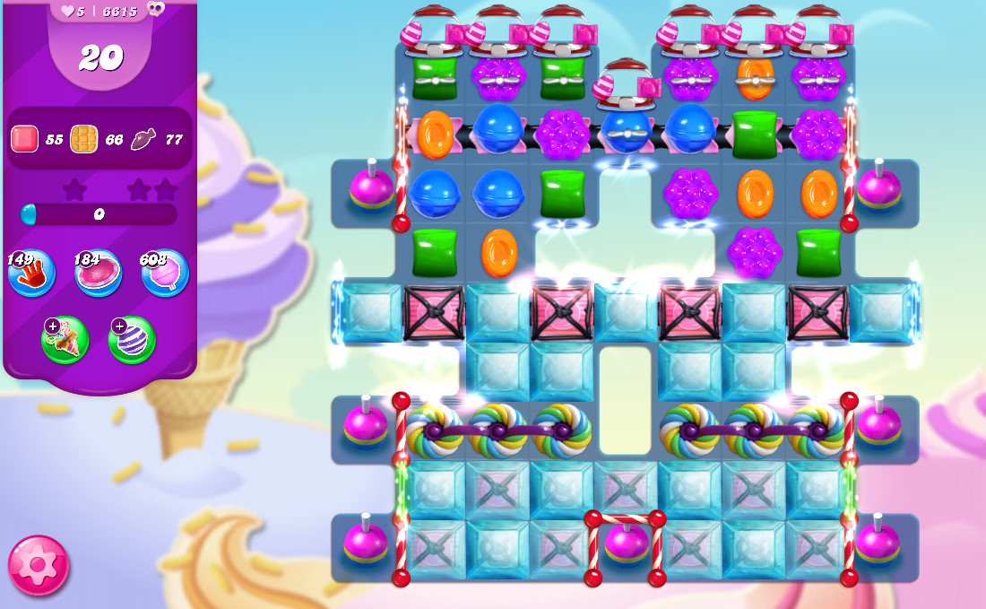 Candy Crush Saga level 6615