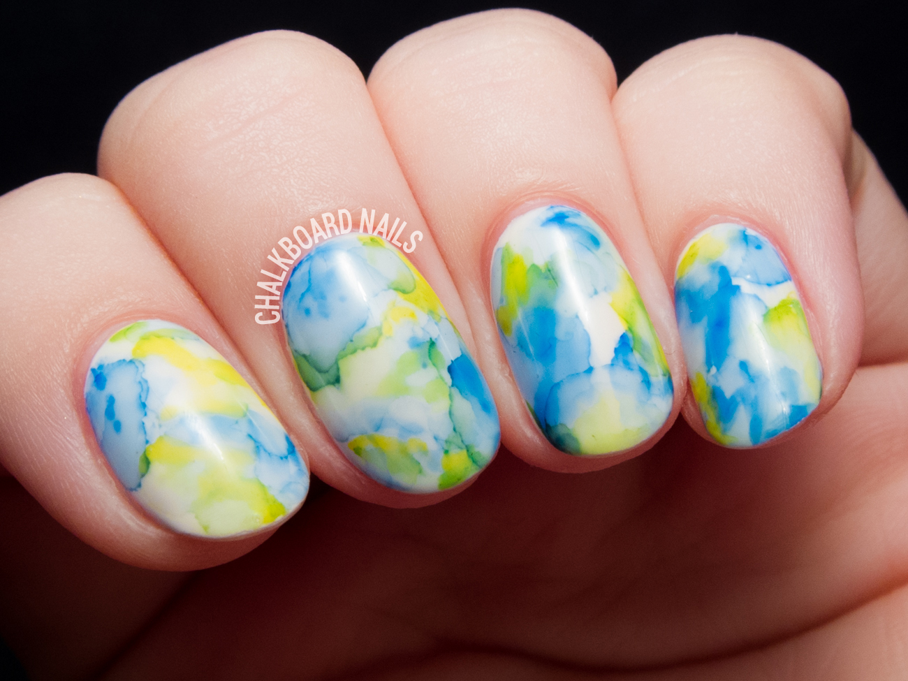  Nail Art Ever: Sharpie Marbled Gel Nails  Chalkboard Nails  Nail Art