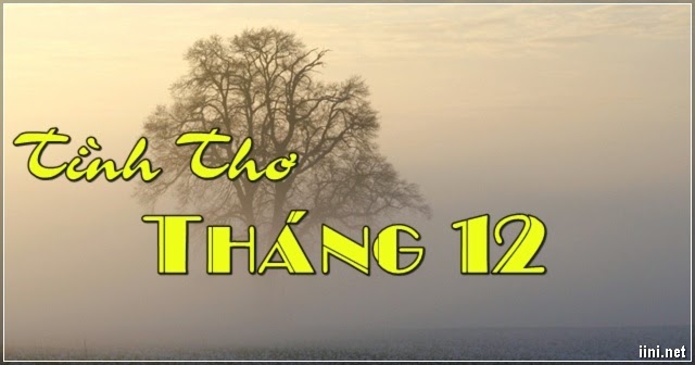 1001 bài thơ Tháng 12 hay, thơ tình tháng mười hai buồn, cô đơn