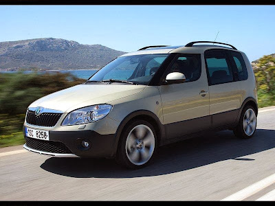 From the inside Skoda Roomster Scout model year 2011 