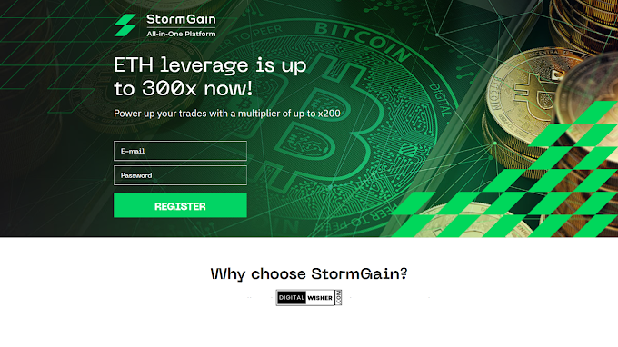 StormGain: Boost Your Crypto Trading with Up to 300x Leverage - Digitalwisher.com