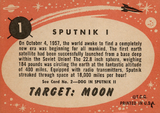 1958 Topps : Target: Moon - Sputnik 1