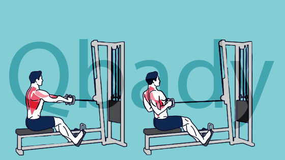 Seated cable rows