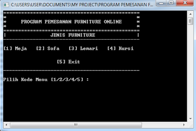 gambar program pemesanan furniture online