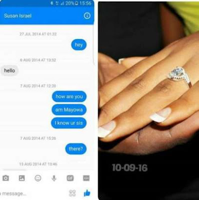 Nigerian Lady got Engaged to a guy she met Facebook