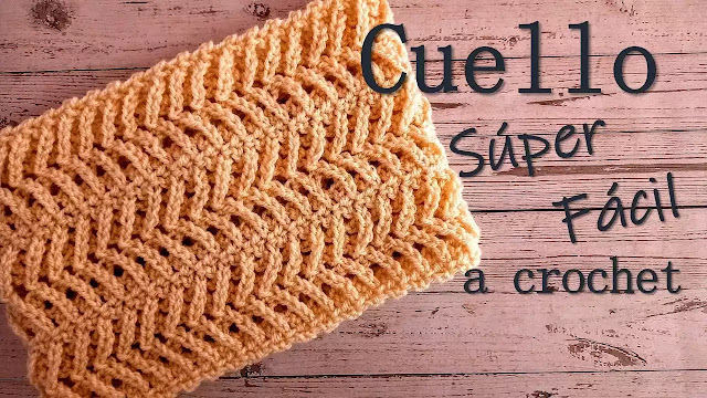 TEJE PROYECTOS CON PUNTADAS SENCILLAS Aprende Fácil a Crear Cuello a Crochet