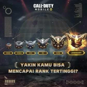 PLAYER BARU WAJIB TAU URUTAN RANK GARENA CALL OFF DUTY COD BESERTA REWARD YANG DIDAPATKANNYA