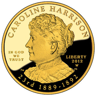 US Gold Coins  Caroline Harrison 10 Dollars First Spouse Gold Coin