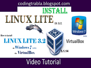 How to install Linux Lite 3.2  x64 on Windows 7 via VirtualBox