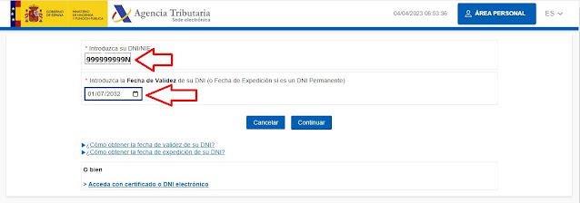 ¿Se puede obtener el código de referencia con el NIE o DNI?