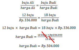 Contoh Soal Perbandingan Contoh Soal H