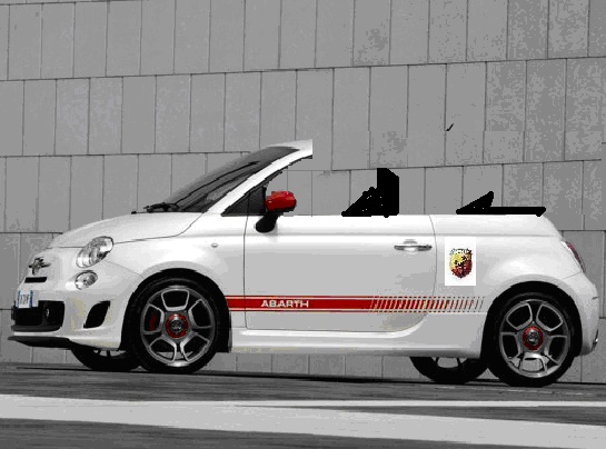 Ora questa versione Cabrio della 500 Abarth mi fa semplicemente impazzire