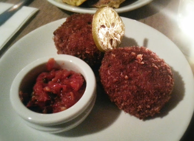 Mr Buckley's spicy fried crab cakes | East London restaurant reviews