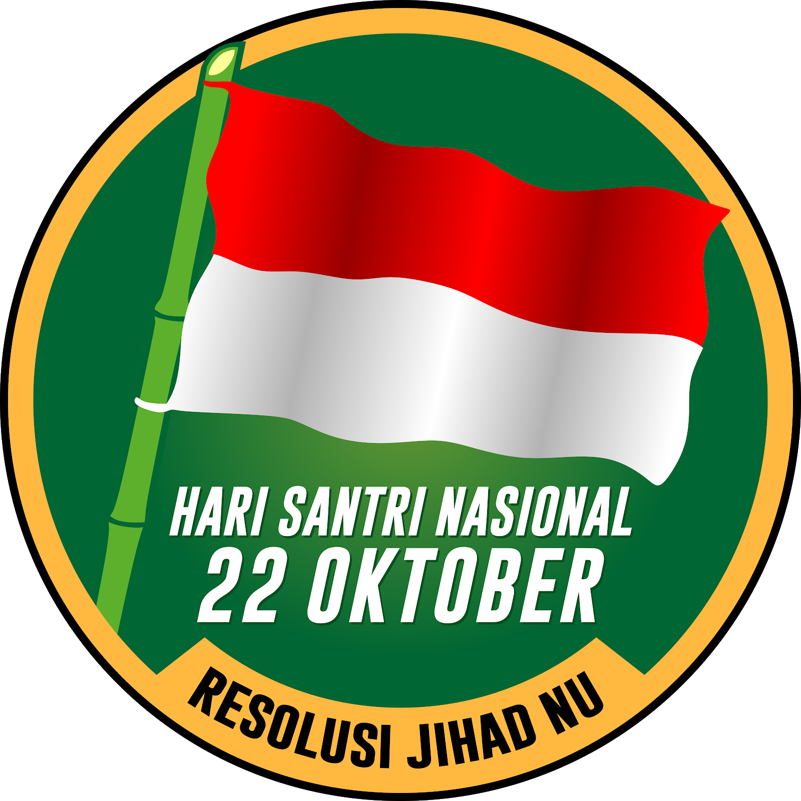 Logo Hari Santri 2020 Png Miftahudin Aic