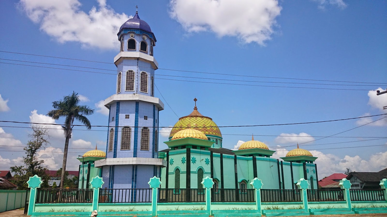  Masjid Warna Hijau  Nusagates