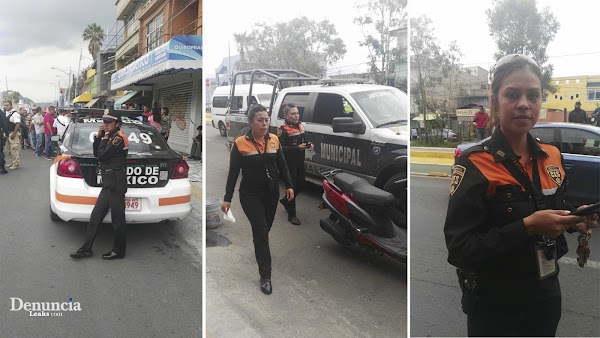 Reportera capta a oficiales de transito del Edomex recibiendo mordida y es agredida físicamente 