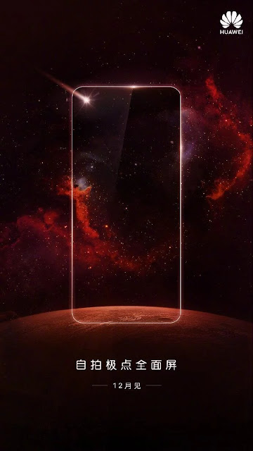 Huawei Pamerkan Poster Smartphone Misterius dengan Lubang di Layar