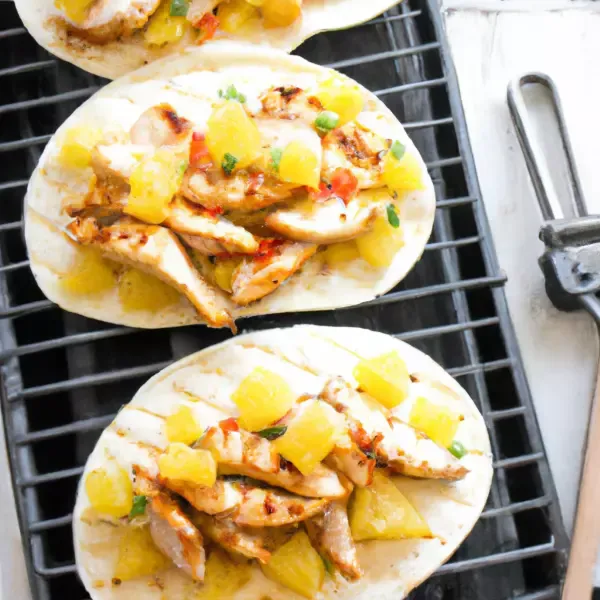 Grilled Chicken and Pineapple Tacos