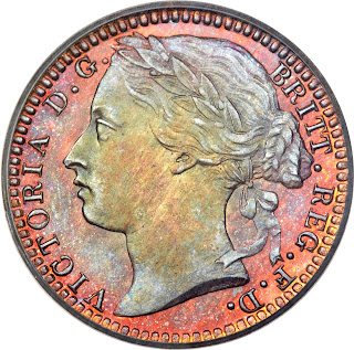 British Coins One Third Farthing 1876 Queen Victoria