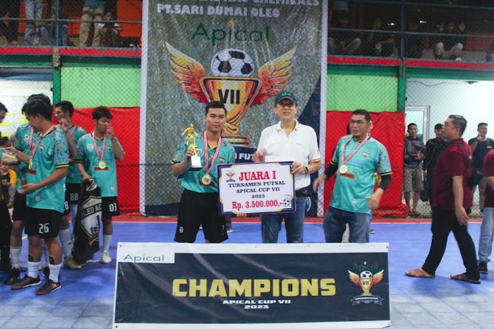 Turnamen Futsal Apical Cup VII Resmi Ditutup "Bekerja dan Berolahraga"