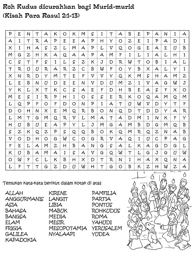 Sekolah Minggu Kreatif: Roh Kudus (Kisah Para Rasul 2:1-13)