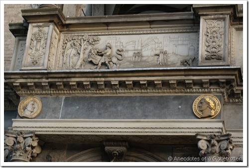 Interesting carvings on Rathaus
