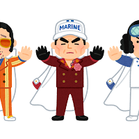 海軍三大将のイラスト