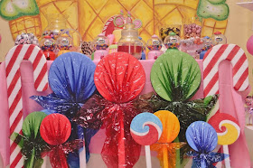 Candyland themed dessert table
