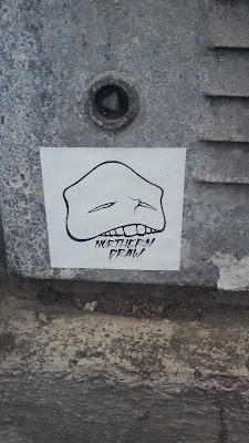 Streetart in München, Sticker: "Northern Draw"