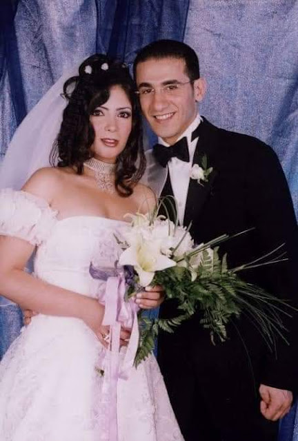 احمد حلمي و مني زكي يوم زفافها
